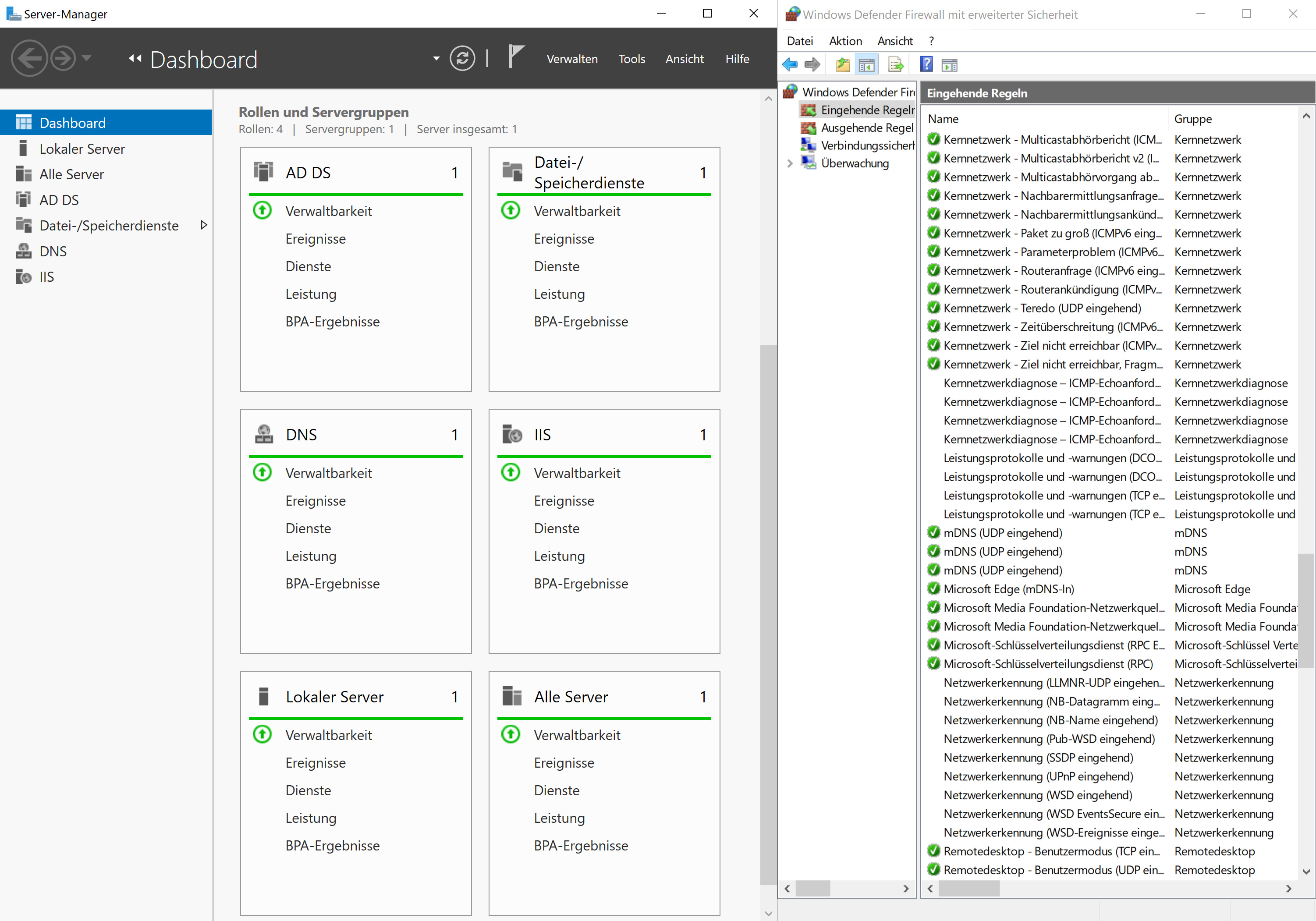 Windows server security